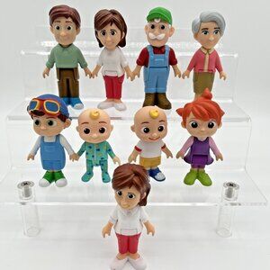 Cocomelon Family Lot Grandpa Grandma Mom Dad + JJ YoYo TomTom Figures